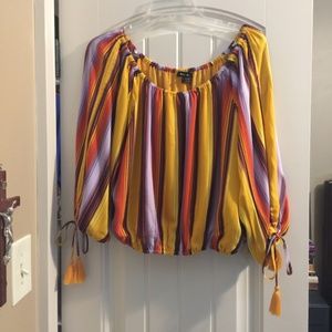 Miss Me Multi-color top Size Medium